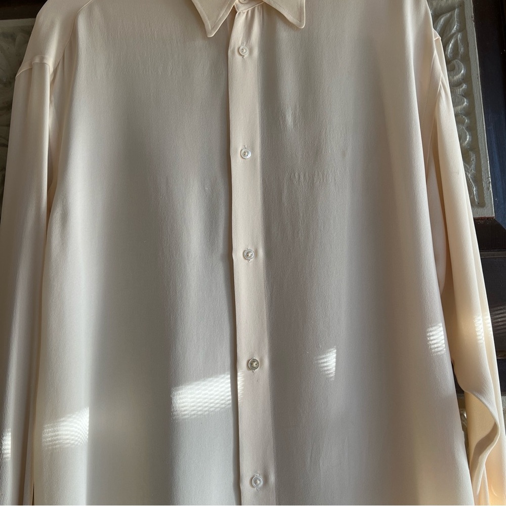 Purple label Ralph Lauren 100% silk button down blouse - Picture 2 of 6